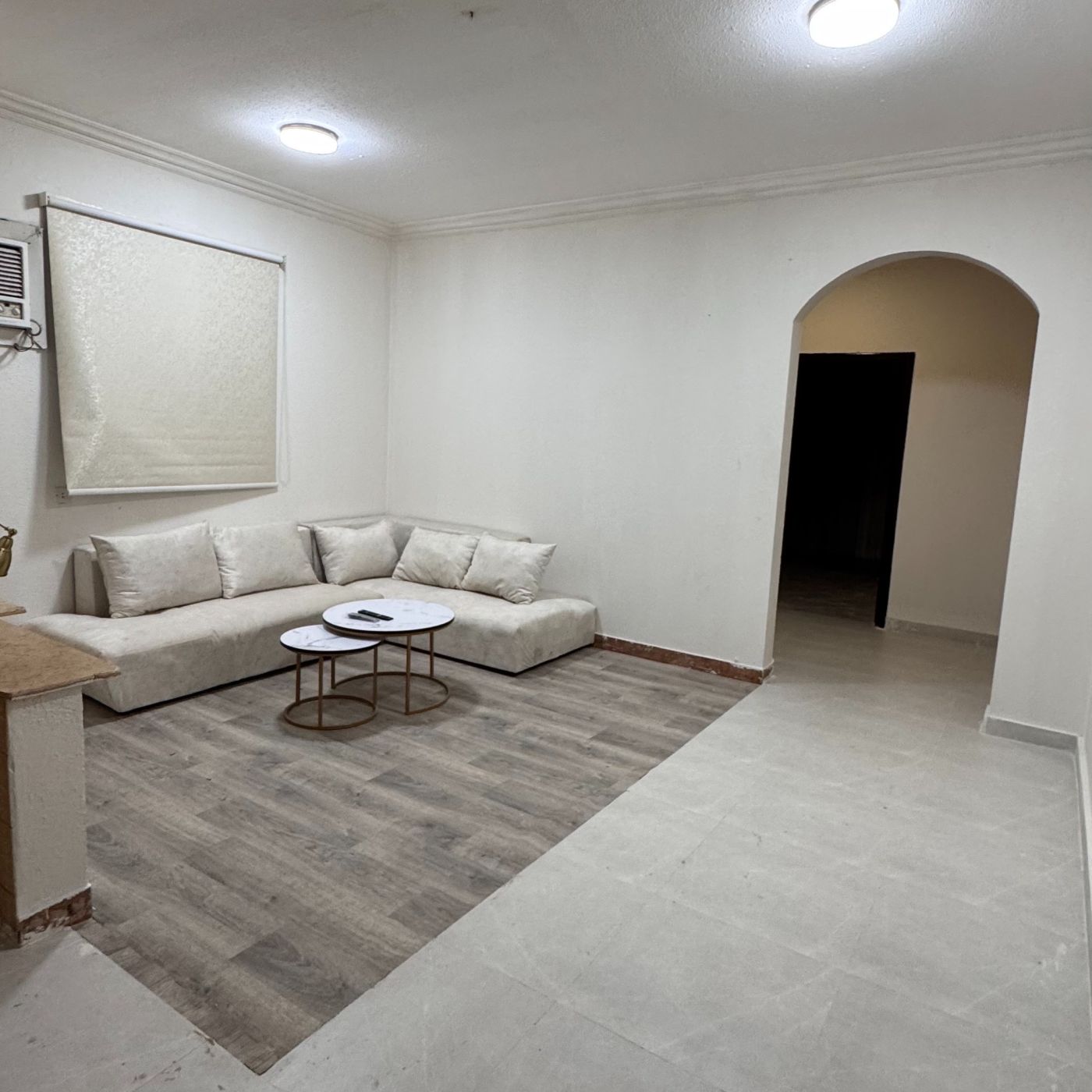 Furnished apartment room and lounge