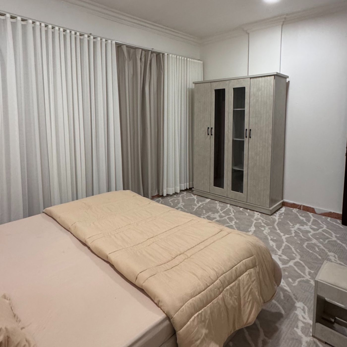 Furnished apartment room and lounge