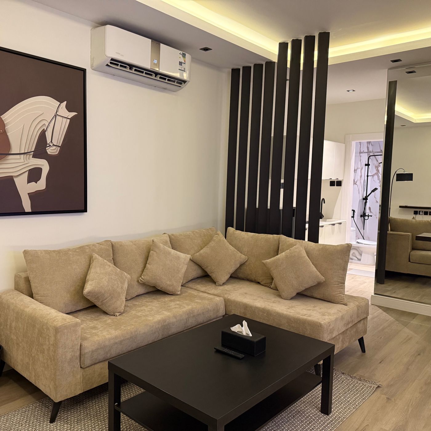 Modern apartment, smart entry